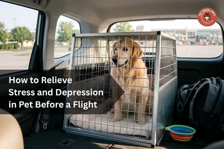 How to Relieve Stress and Depression in Cats and Dogs Before a Flight
