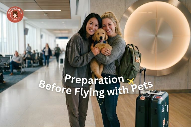 Preparation Before Flying with Pets
